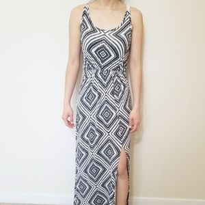 Maxi geometric summer dress